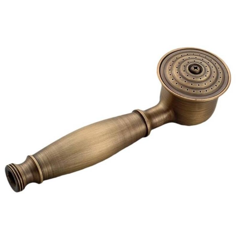 foto del prodotto sjqka soffione doccia in stile occidentale, colore bronzo popolare, ugello per telefono antico