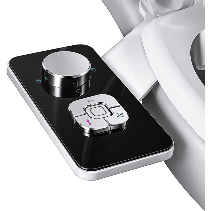 foto del prodotto sjqka spruzzatore per bidet non elettrico con ugelli telescopici doppi autopulenti pulizia anteriore e posteriore pulsante acqua fredda