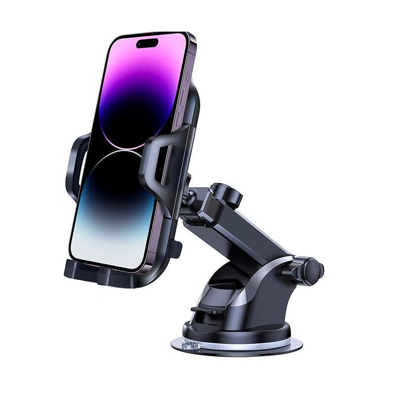 foto del prodotto sjqka supporto per telefono da auto, aggiornato nel 2024 ventosa ultra forte supporto per telefono da cruscotto, rotazione a 360 e utilizzo con