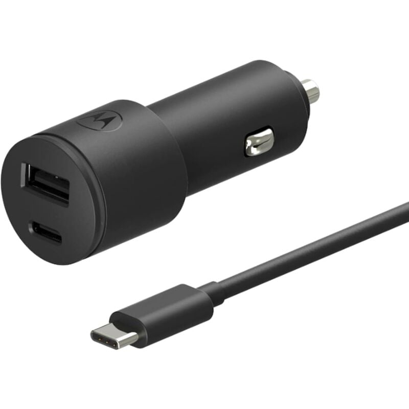 foto del prodotto sjv102 eu nero caricatore de veicolo usb a usb c 45w motorola
