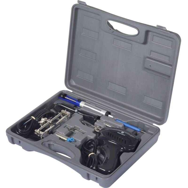 foto del prodotto sk 3000 kit saldatore 230 v 100 w punta di saldatura nichelata 460 c max incl. saldatore a pistola, incl. toolcraft