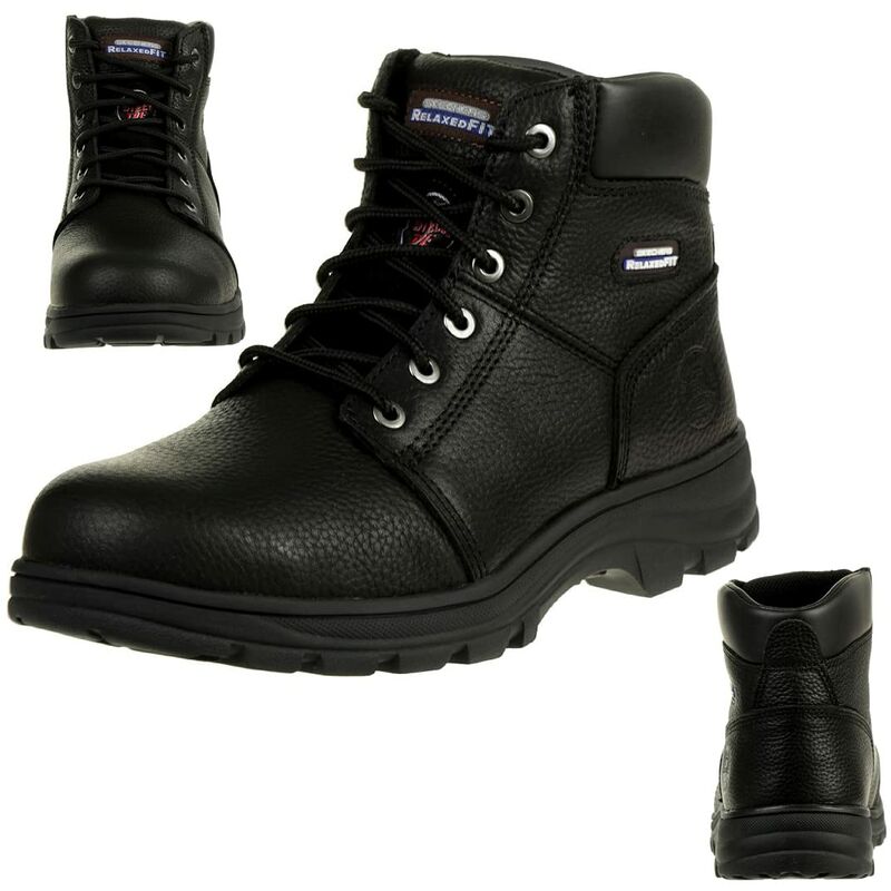 foto del prodotto skechers workshire, stivali uomo, nero, 41 eu