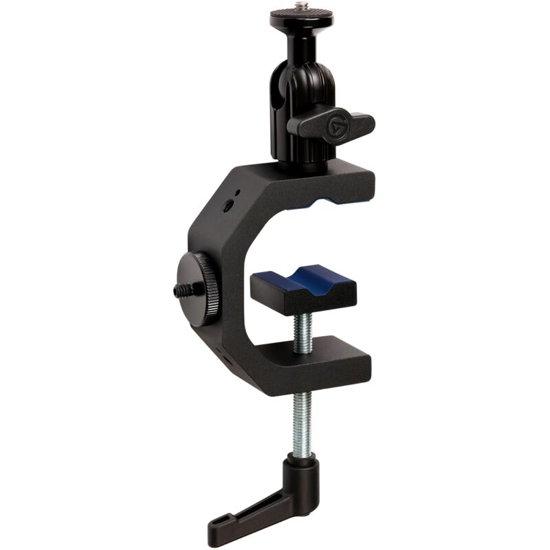 foto del prodotto skf elgato heavy clamp supporto professionale con testa sferica, 4 fori filettati 1 4 , ultra sicuro e robusto, per il fissaggio su scrivanie,