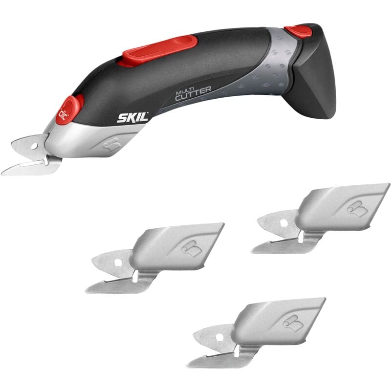 foto del prodotto skil forbici a batteria multi cutter 2900 aj forbici universali, incluso caricabatterie, batteria da 4,8 v, 4 teste di forbici 