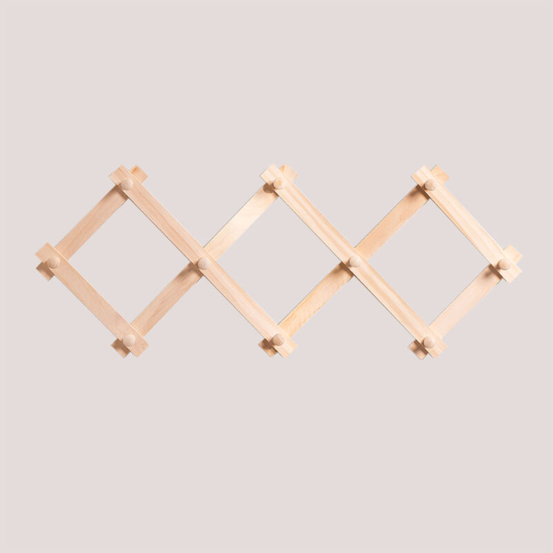 foto del prodotto sklum appendiabiti da parete in legno ixi