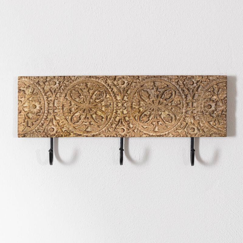 foto del prodotto sklum appendiabiti da parete in legno nanup