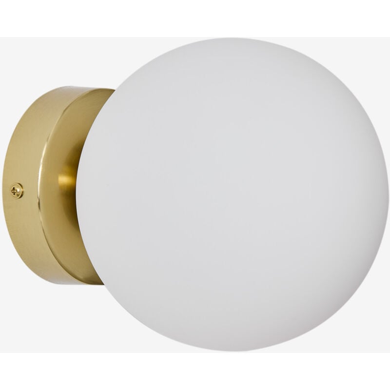 foto del prodotto sklum applique da bagno tradizionale uvol in acciaio inox con sfera di cristallo