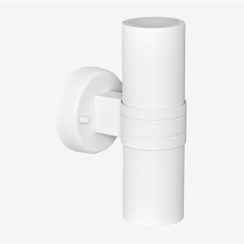 foto del prodotto sklum - applique da esterno in acciaio inox con 2 punti luce grivat