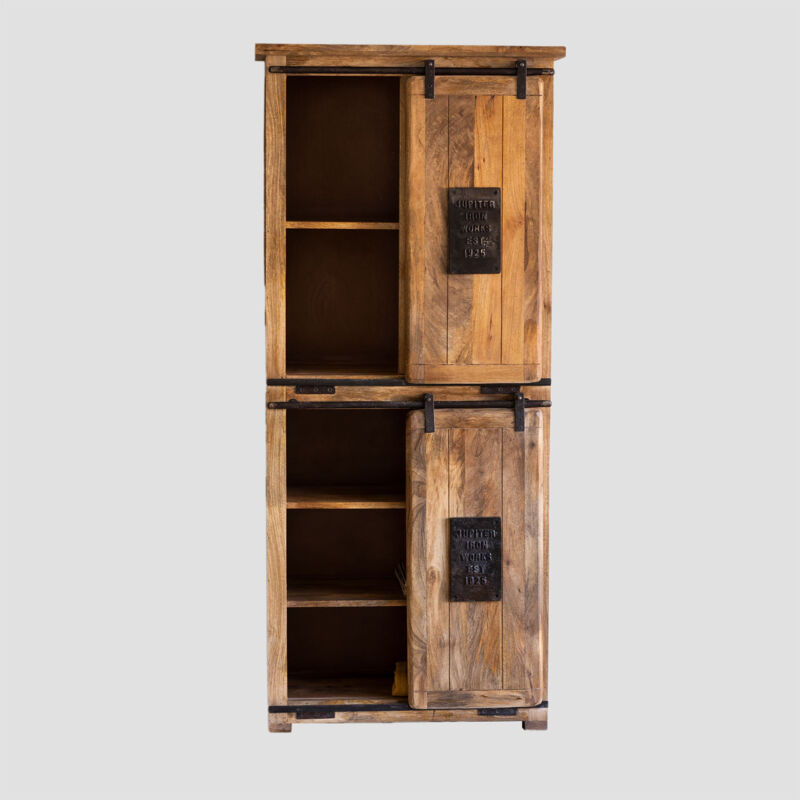 foto del prodotto sklum armadio a 2 ante scorrevoli in legno di mango uain