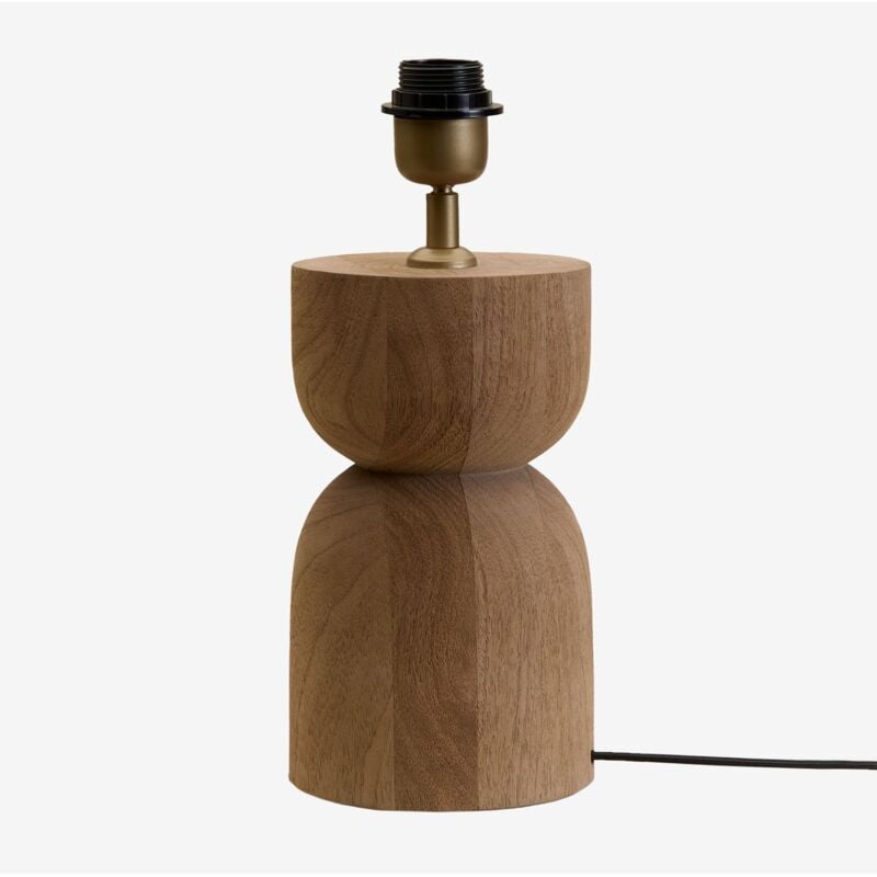 foto del prodotto sklum base per lampada da tavolo diniz in legno di mango