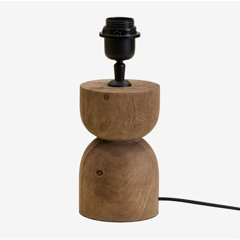 foto del prodotto sklum base per lampada da tavolo diniz in legno di mango