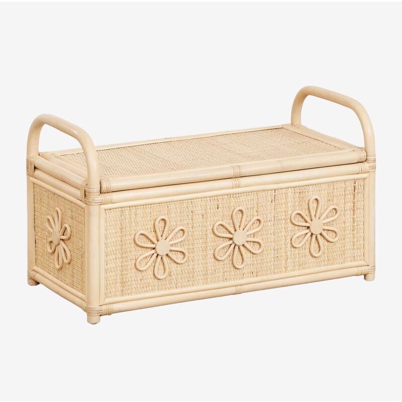 foto del prodotto sklum baule in rattan dahlia kids