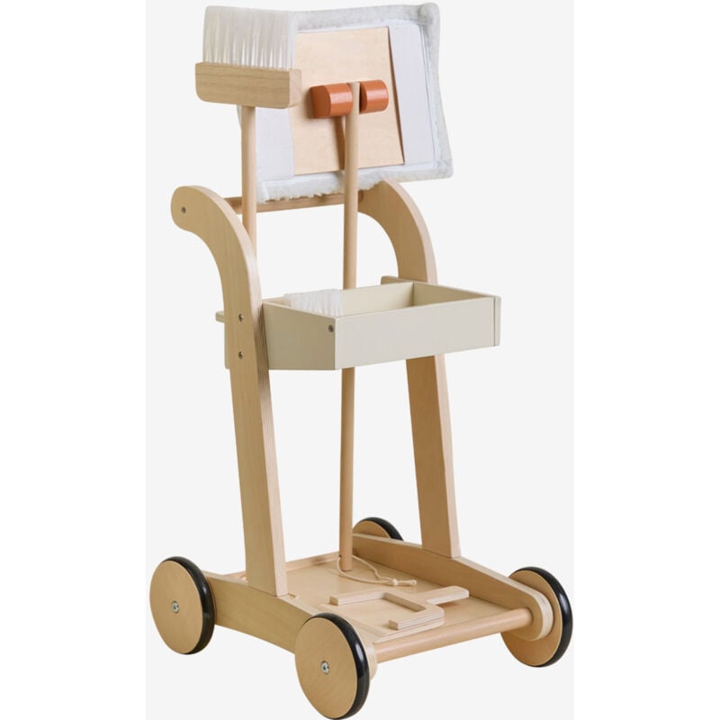 foto del prodotto sklum carrello per la pulizia in legno per bambini ashley