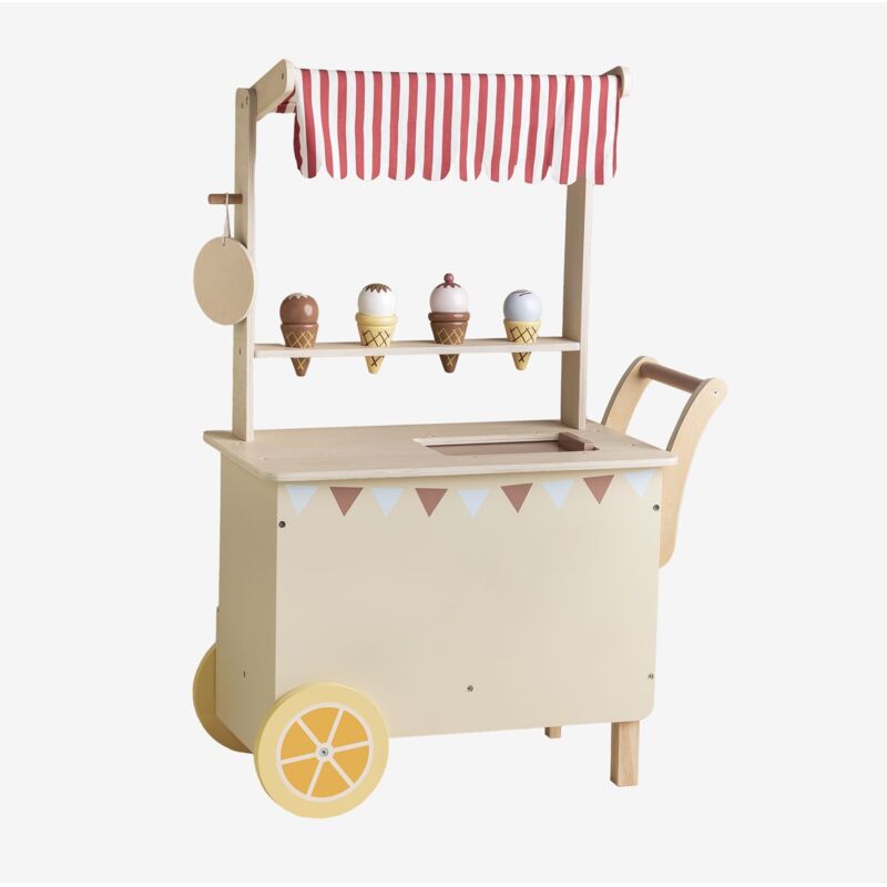 foto del prodotto sklum carretto dei gelati in legno dijonay kids