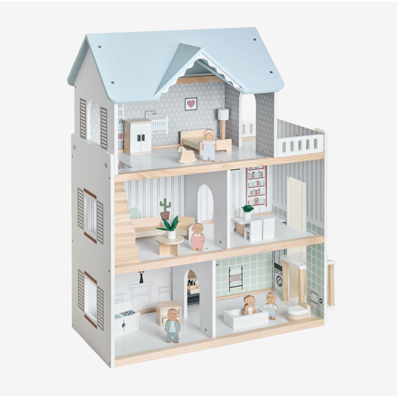 foto del prodotto sklum casa delle bambole in legno elizabeth kids