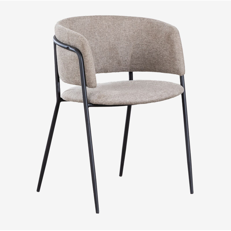 foto del prodotto sklum - confezione da 2 sedie da pranzo imbottite nalon