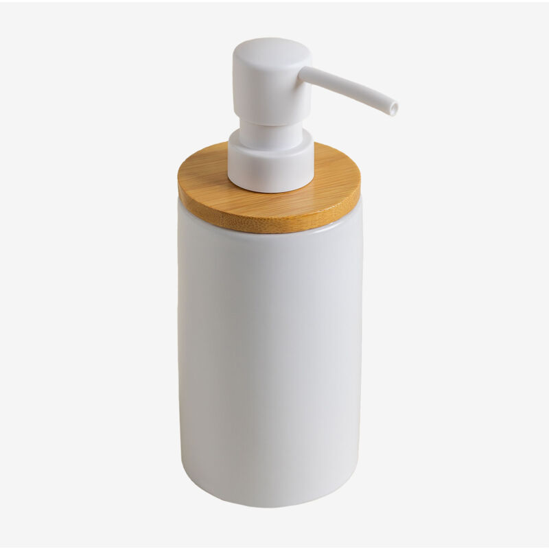 foto del prodotto sklum dispenser per sapone in ceramica e bamb elvan