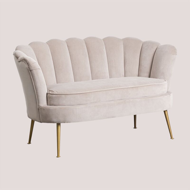 foto del prodotto sklum - divano a 2 posti morla marrone grano