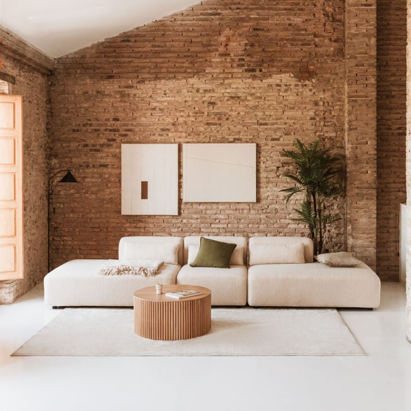 foto del prodotto sklum divano chaise longue modulare in 3 pezzi fogler