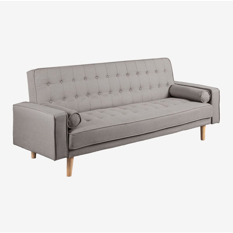 foto del prodotto sklum divano letto brion 3 posti grigio cemento