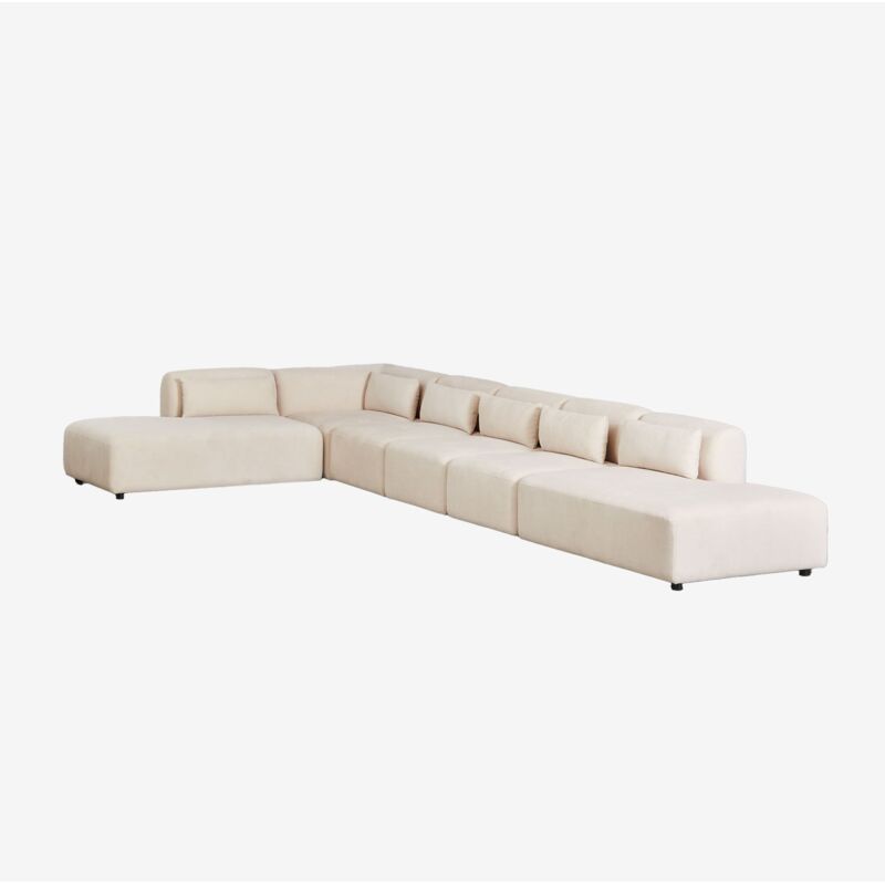 foto del prodotto sklum - divano modulare angolare fogler in 6 pezzi con doppia chaise lounge