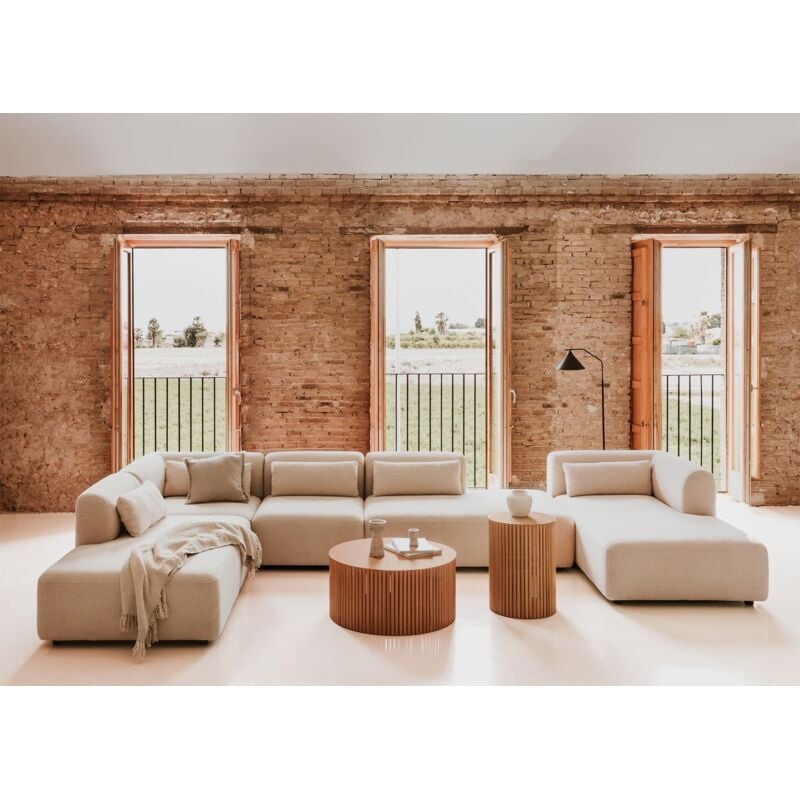 foto del prodotto sklum - divano modulare con chaise longue destra in 5 pezzi con doppia chaise fogler