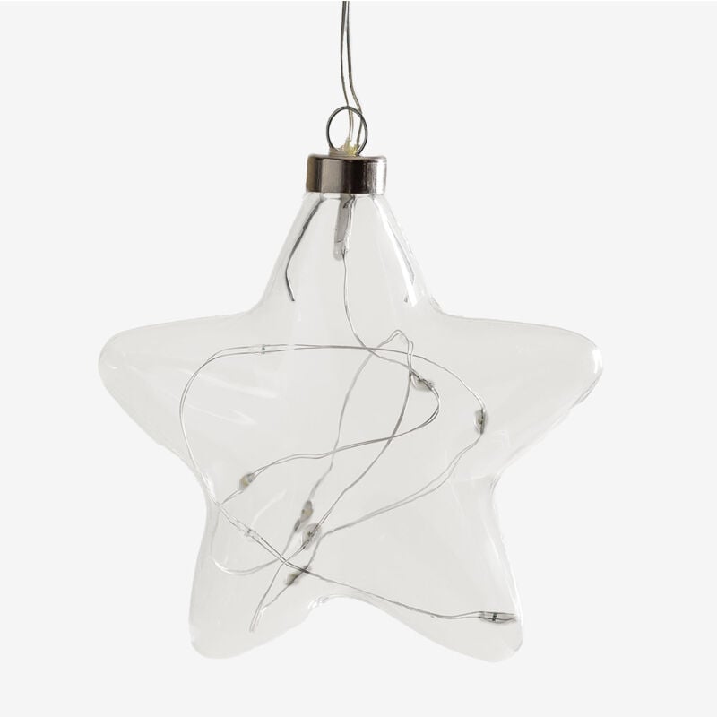 foto del prodotto sklum figura decorativa in vetro con luci a led serien
