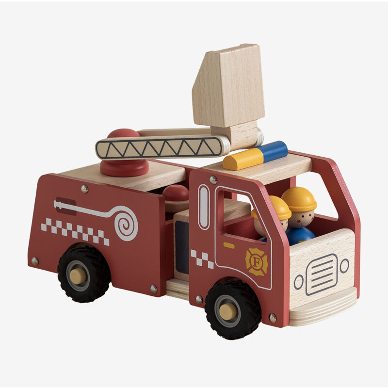 foto del prodotto sklum kenan kids camion dei pompieri in legno