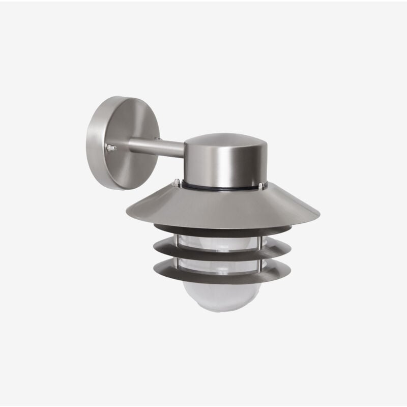 foto del prodotto sklum lampada da parete per esterno uvona in acciaio inox