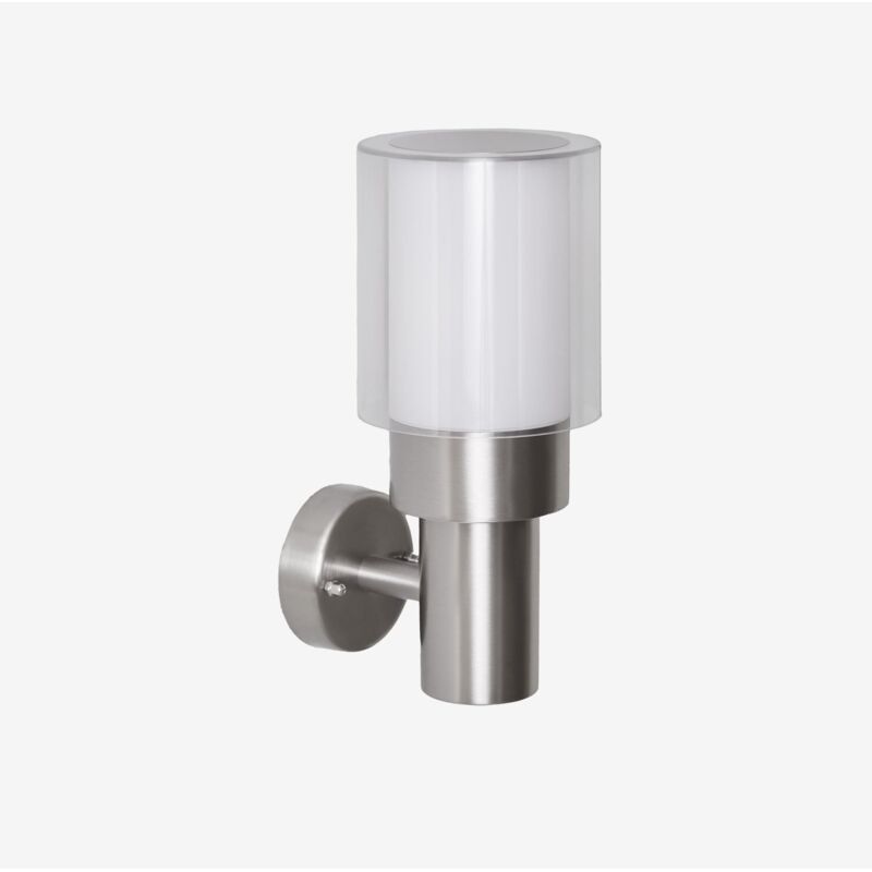 foto del prodotto sklum - lampada da parete per esterno vantol in acciaio inox