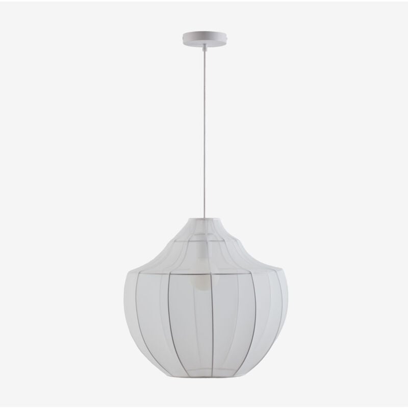 foto del prodotto sklum lampada da soffitto adaya in metallo e tessuto