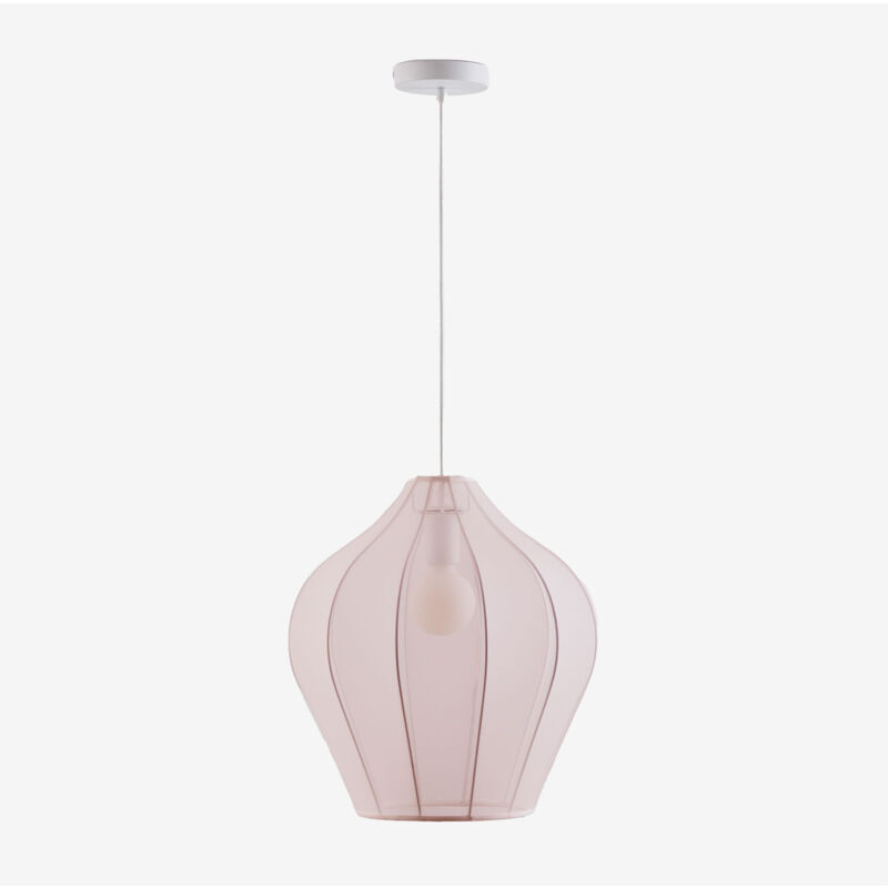 foto del prodotto sklum lampada da soffitto belisa in metallo e tessuto
