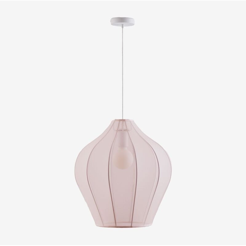 foto del prodotto sklum lampada da soffitto belisa in metallo e tessuto