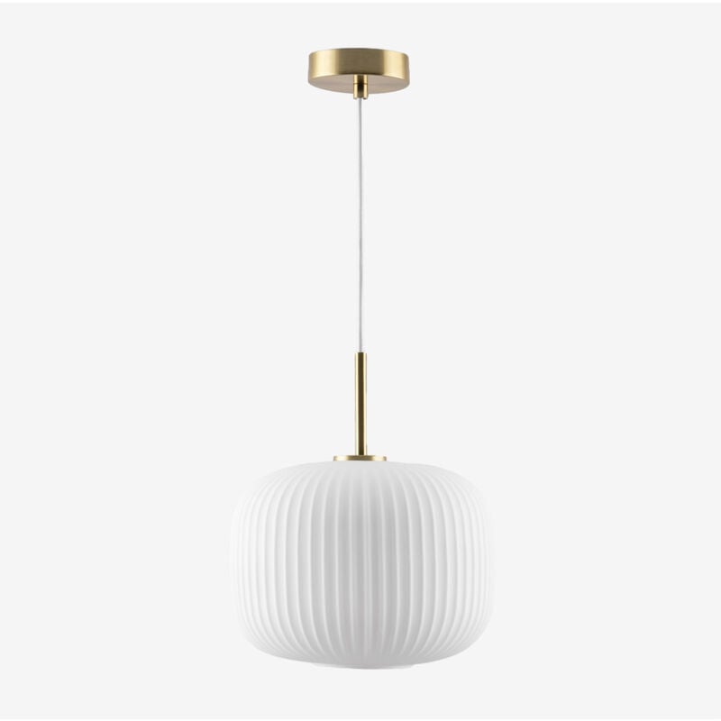 foto del prodotto sklum lampada da soffitto bruner in metallo e vetro