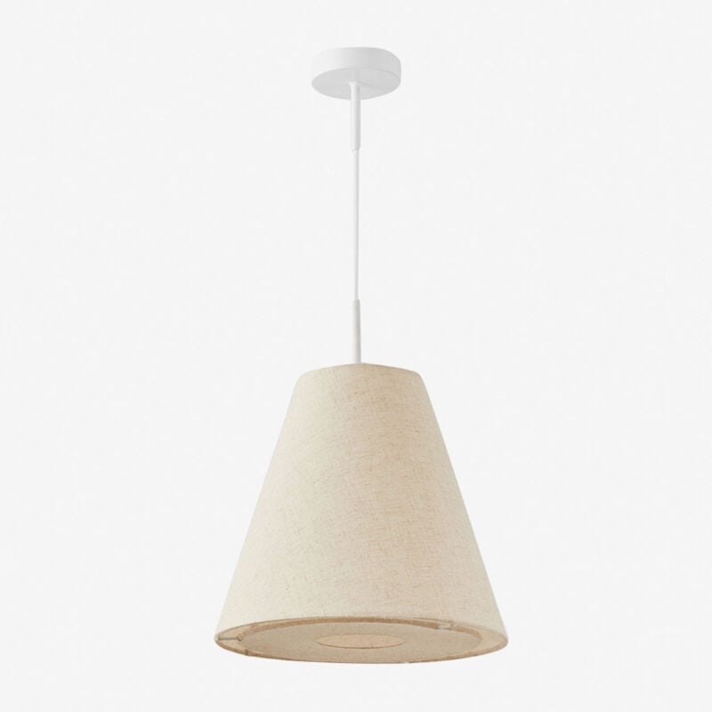 foto del prodotto sklum lampada da soffitto in lino e cotone granato