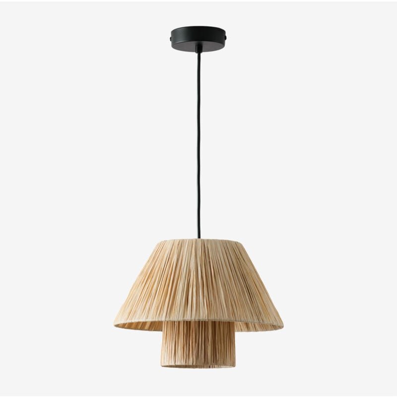 foto del prodotto sklum lampada da soffitto in rafia aruel design