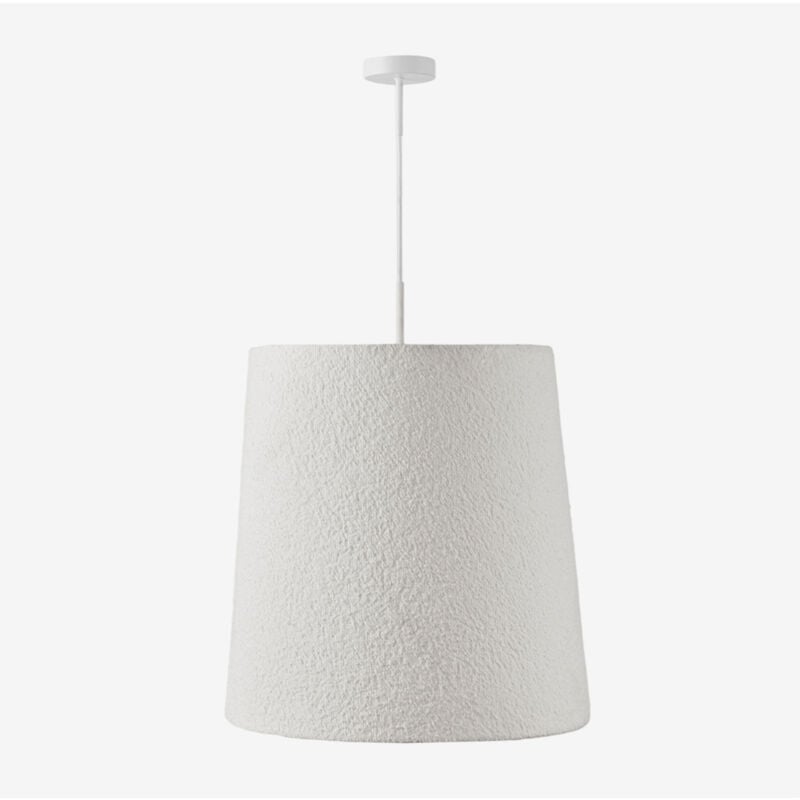 foto del prodotto sklum lampada da soffitto in tessuto boucl delmore