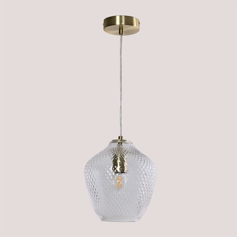 foto del prodotto sklum lampada da soffitto taylor in ferro e vetro