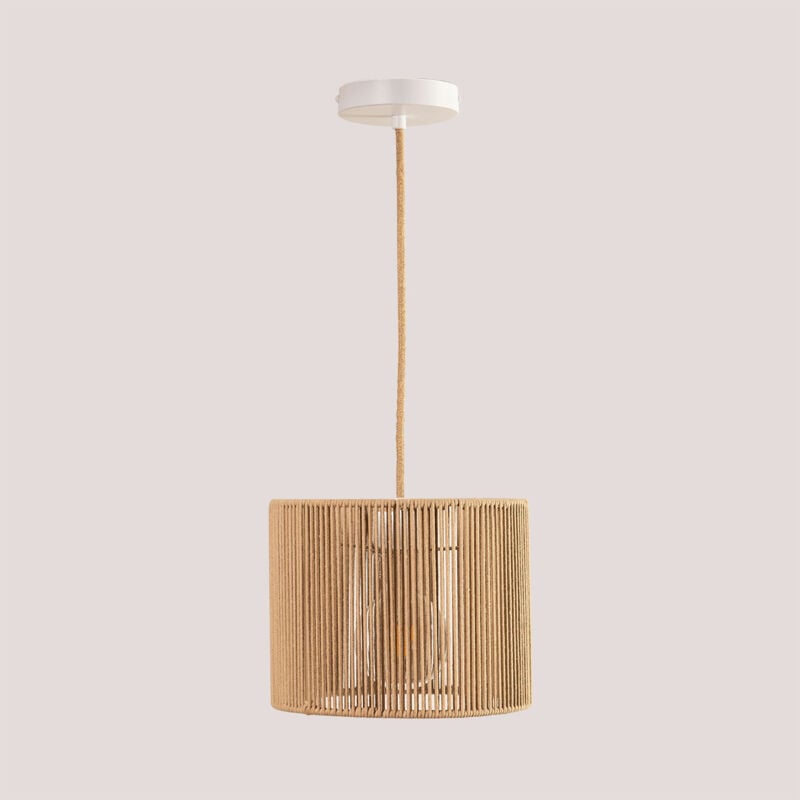 foto del prodotto sklum lampada da soffitto uillo in corda di nylon