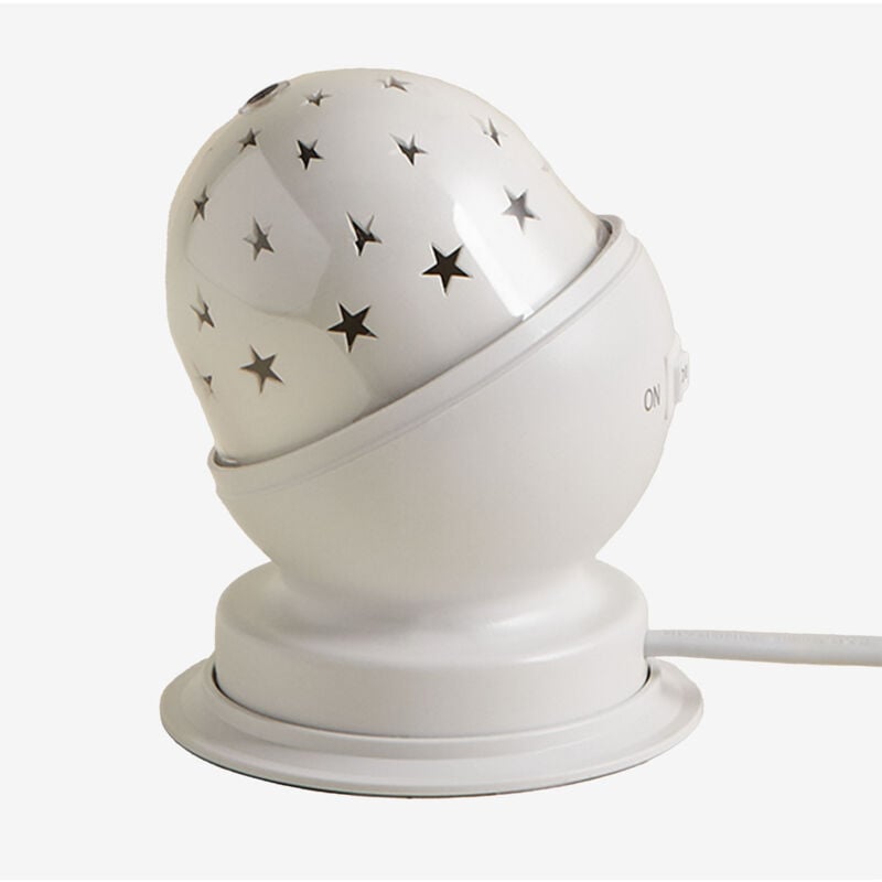 foto del prodotto sklum lampada da tavolo con proiettore di stelle a led russell kids