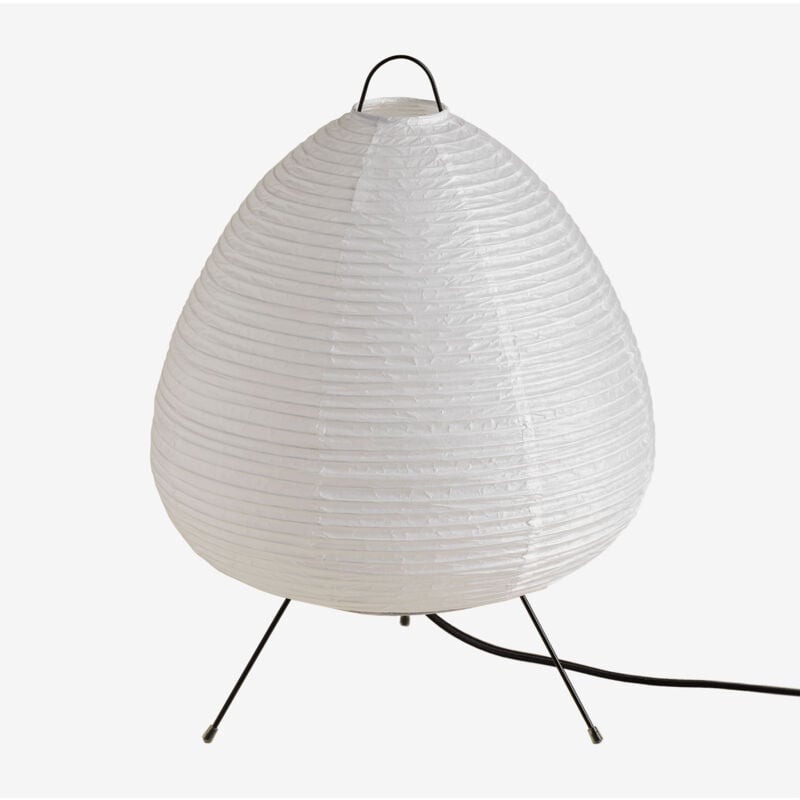 foto del prodotto sklum lampada da tavolo in carta di riso 44 cm gogian