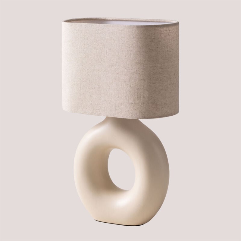 foto del prodotto sklum lampada da tavolo in ceramica katy