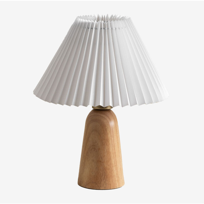 foto del prodotto sklum lampada da tavolo jeremaia in legno