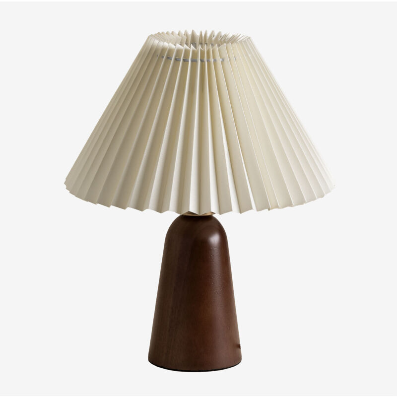 foto del prodotto sklum lampada da tavolo jeremaia in legno