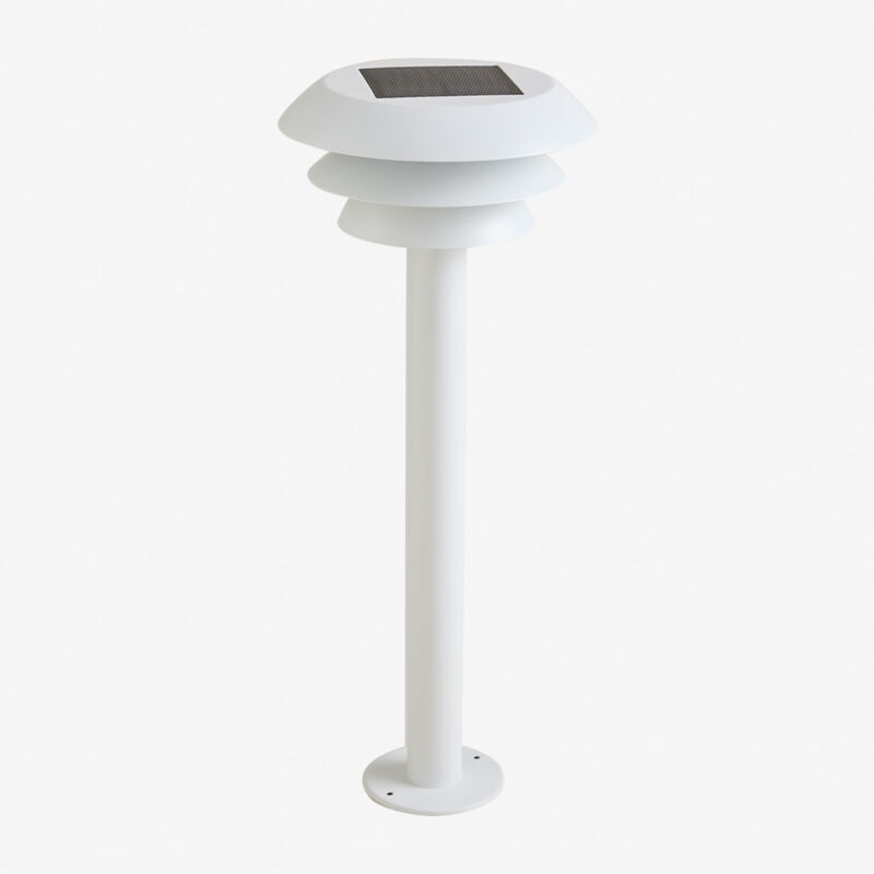 foto del prodotto sklum lampeggiante led solare da esterno lirano in acciaio inox