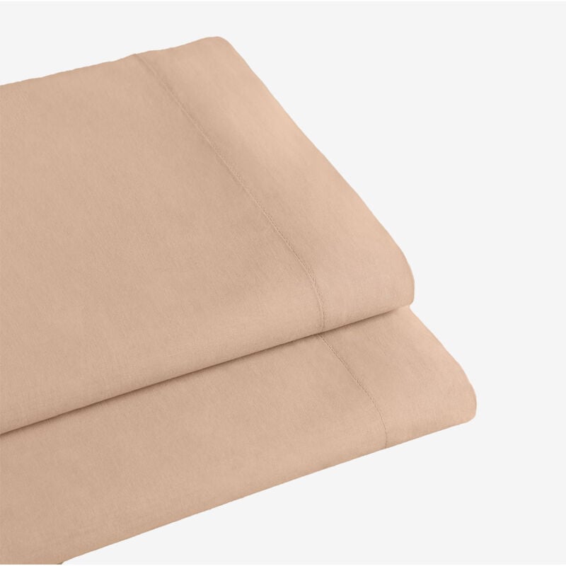 foto del prodotto sklum lenzuolo superiore in cotone percalle 180 fili per letto da 90 cm agassi