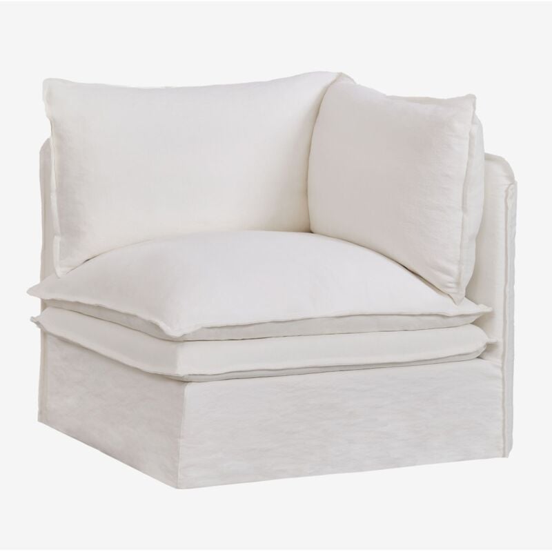 foto del prodotto sklum - modulo angolare per divano componibile in lino e cotone grace