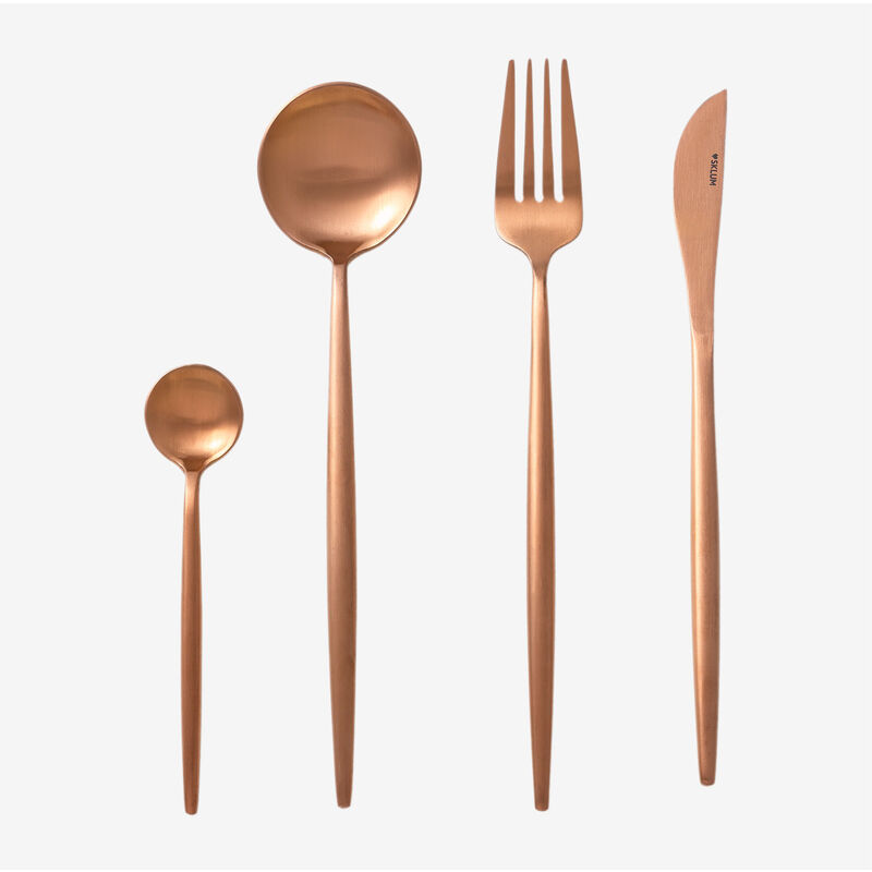 foto del prodotto sklum posate metalliche noya opache 16 pz