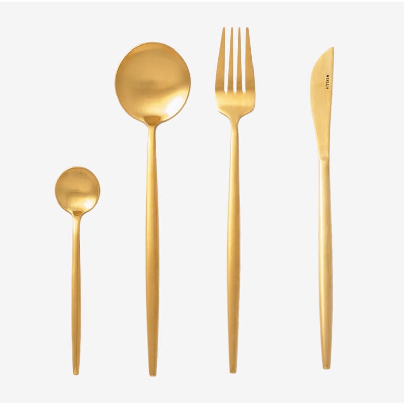 foto del prodotto sklum posate metalliche noya opache 16 pz