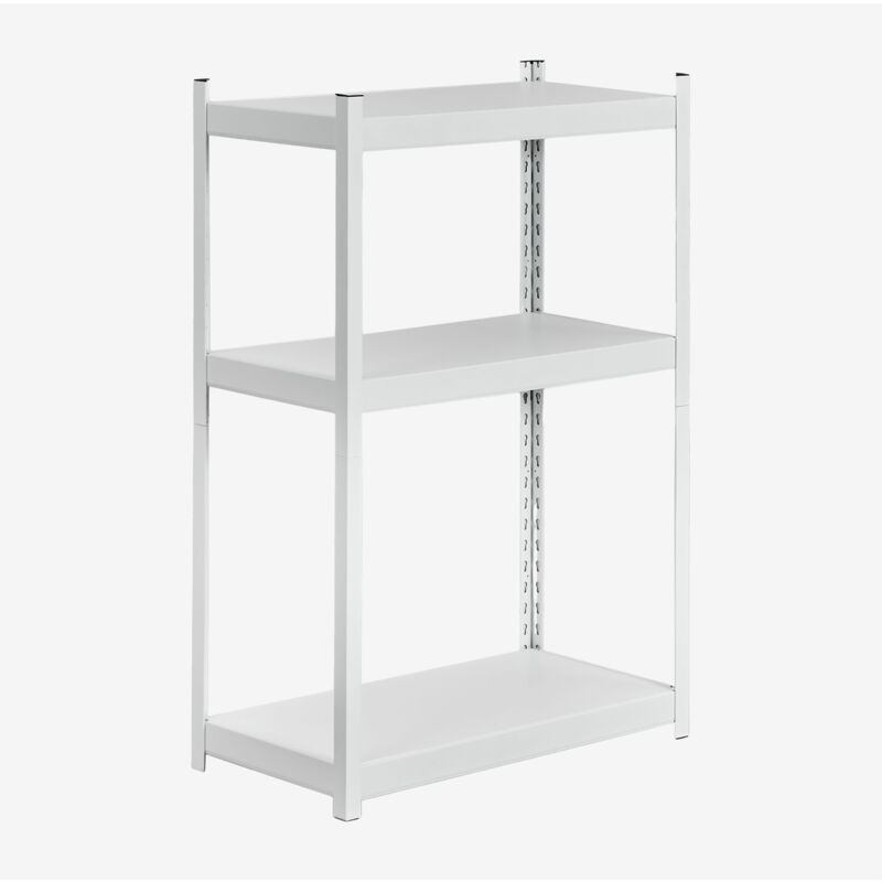 foto del prodotto sklum scaffale in acciaio a 3 ripiani 120x80 cm crenzi
